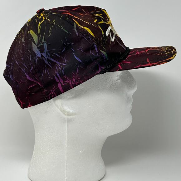 Vintage Destin Florida Hat Cap Black 90s Tourist Snapback 5 Panel Rope Corded - Picture 8 of 10